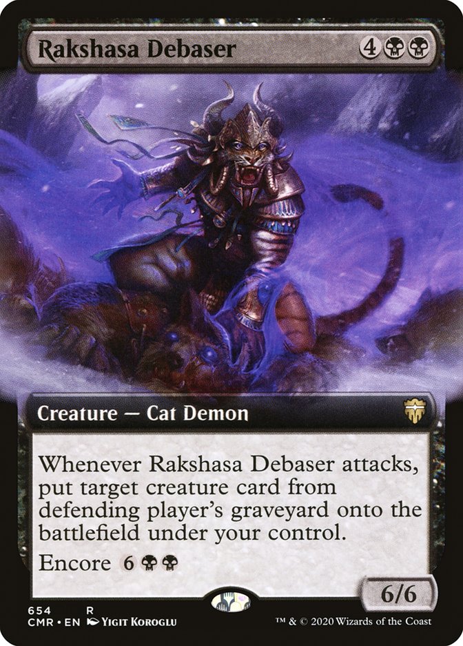 Rakshasa Debaser (Extended Art) [Commander Legends] | Gate City Games LLC