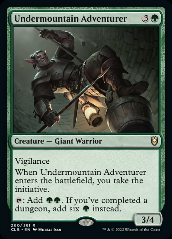Undermountain Adventurer [Commander Legends: Battle for Baldur's Gate] | Gate City Games LLC
