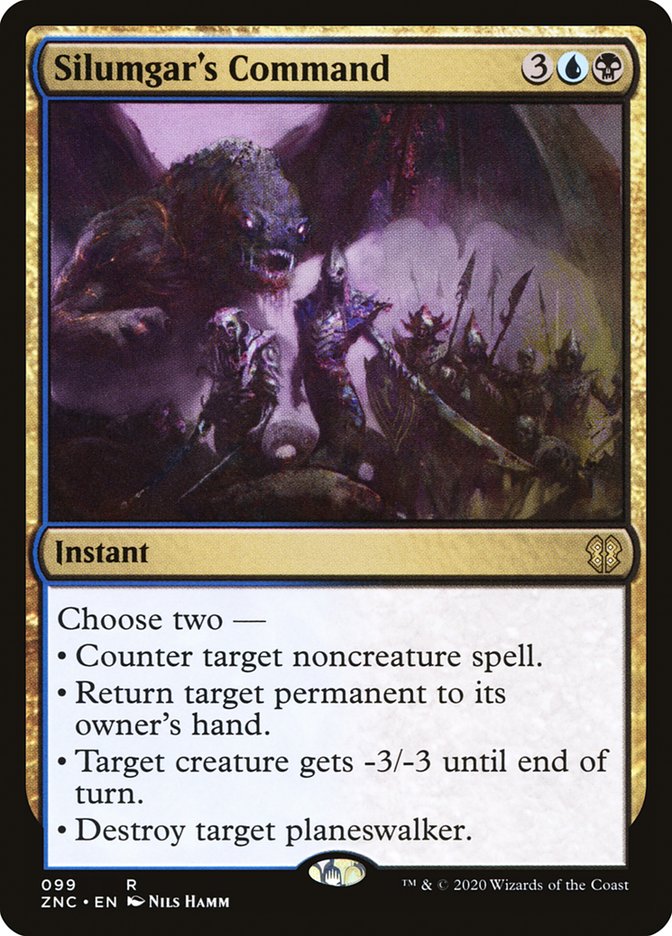 Silumgar's Command [Zendikar Rising Commander] | Gate City Games LLC
