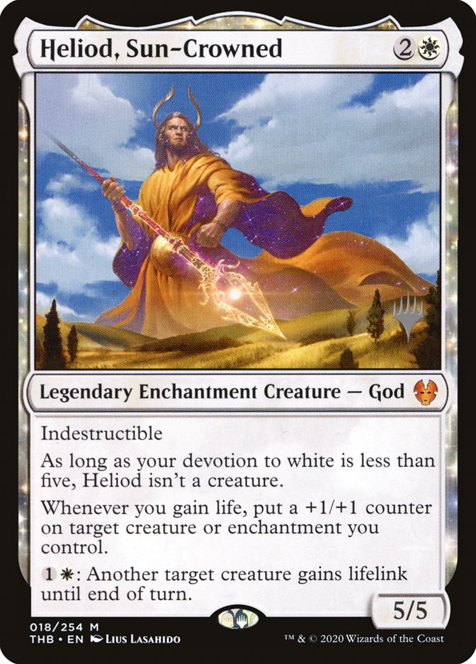 Heliod, Sun-Crowned (Promo Pack) [Theros Beyond Death Promos] | Gate City Games LLC