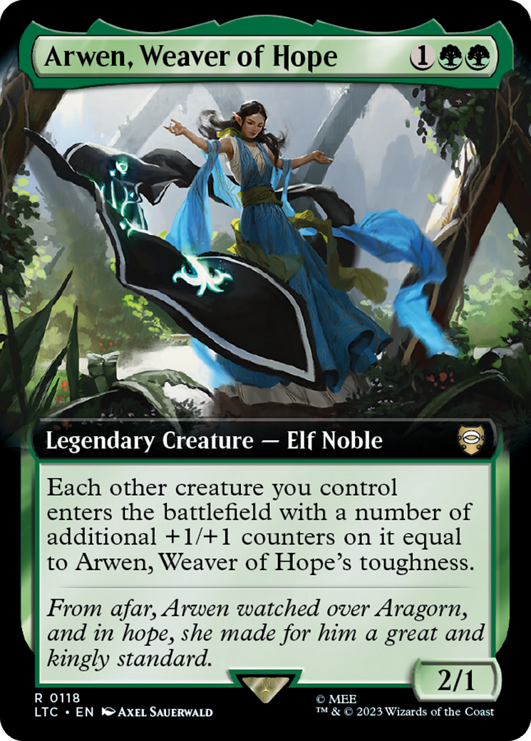 Arwen, Weaver of Hope (Extended Art) [The Lord of the Rings: Tales of Middle-Earth Commander] | Gate City Games LLC