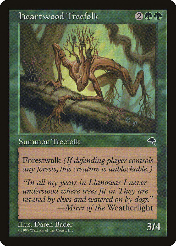 Heartwood Treefolk [Tempest] | Gate City Games LLC