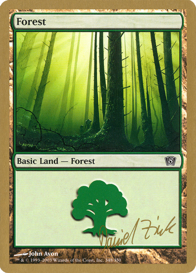 Forest (dz348) (Daniel Zink) [World Championship Decks 2003] | Gate City Games LLC