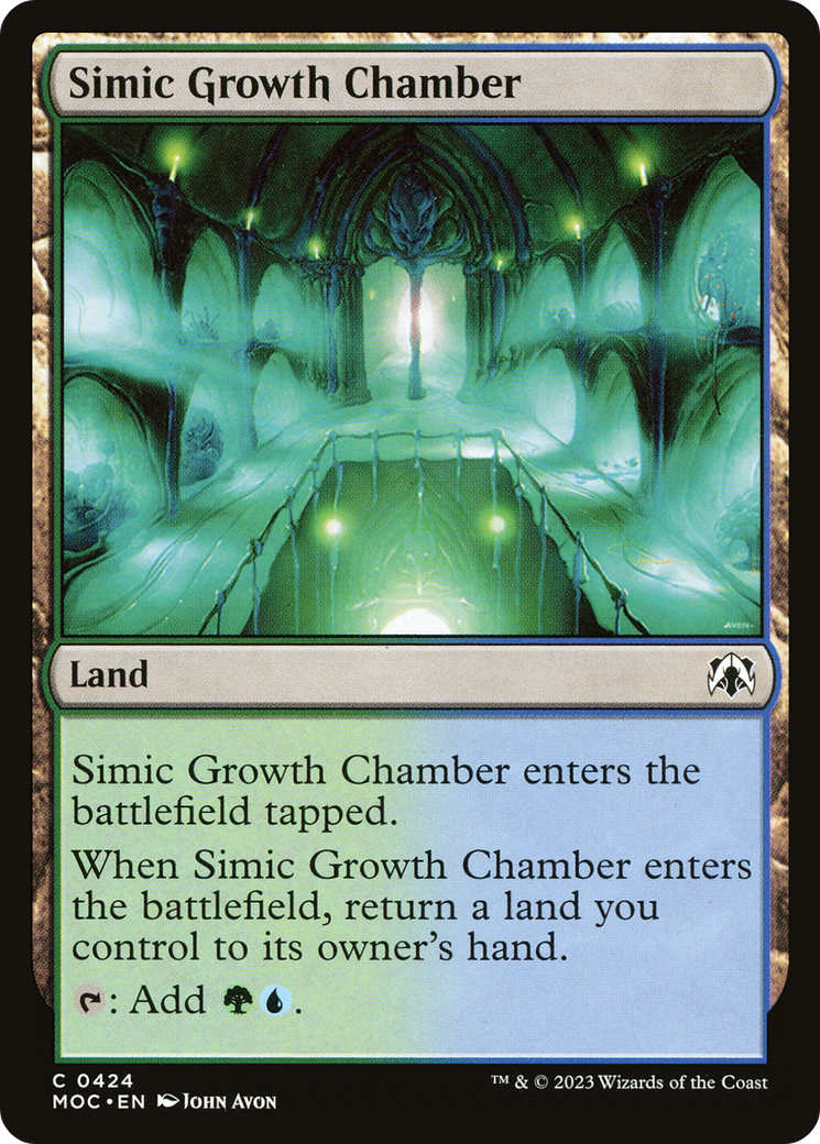 Simic Growth Chamber [March of the Machine Commander] | Gate City Games LLC