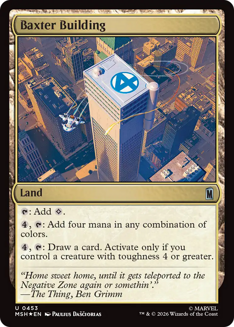 Baxter Building (Surge Foil) [Marvel Super Heroes] | Gate City Games LLC