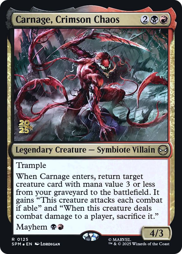 Carnage, Crimson Chaos [Wizards Play Network 2025] | Gate City Games LLC