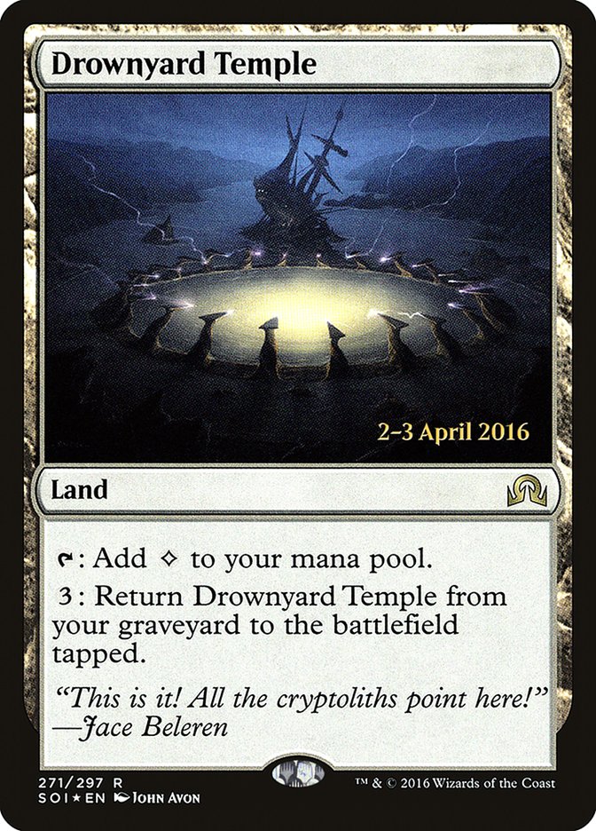 Drownyard Temple [Shadows over Innistrad Prerelease Promos] | Gate City Games LLC