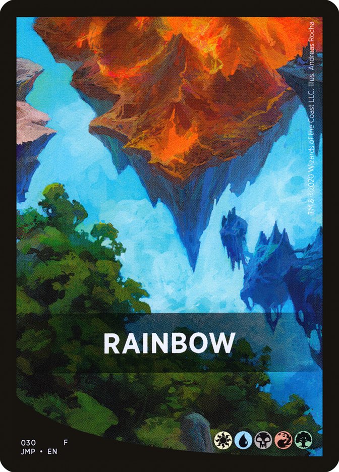 Rainbow Theme Card [Jumpstart Front Cards] | Gate City Games LLC
