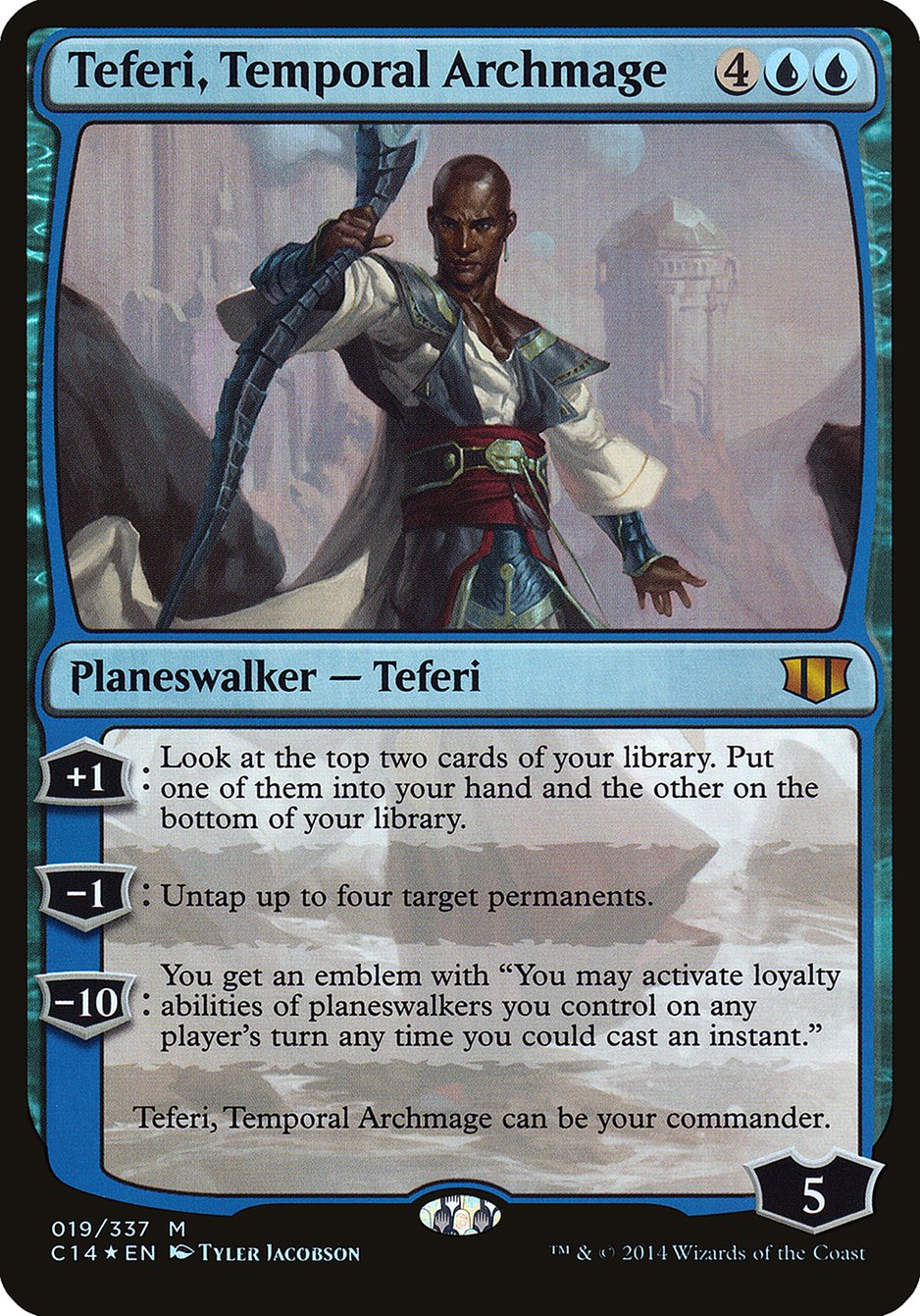 Teferi, Temporal Archmage (Oversized) [Commander 2014 Oversized] | Gate City Games LLC
