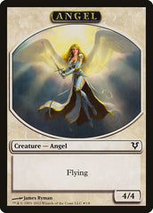 Angel // Demon Double-Sided Token (Oversized) [Open the Helvault] | Gate City Games LLC