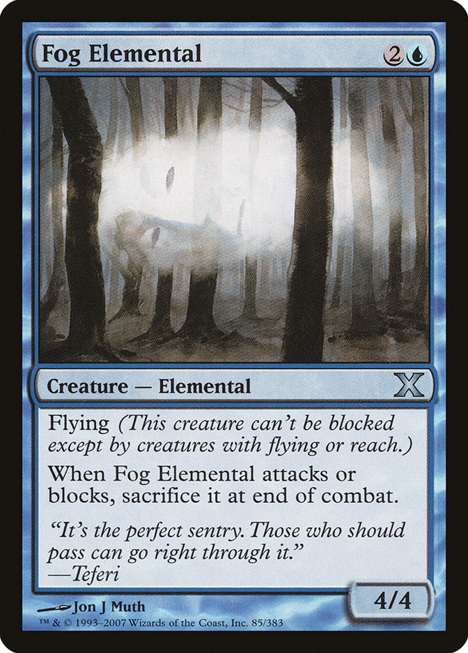 Fog Elemental [Tenth Edition] | Gate City Games LLC