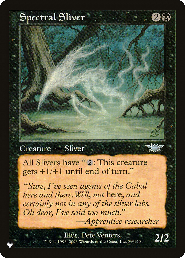 Spectral Sliver [The List] | Gate City Games LLC