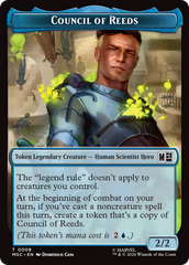 Wall // Council of Reeds Double-Sided Token [Marvel Super Heroes Commander Tokens] | Gate City Games LLC