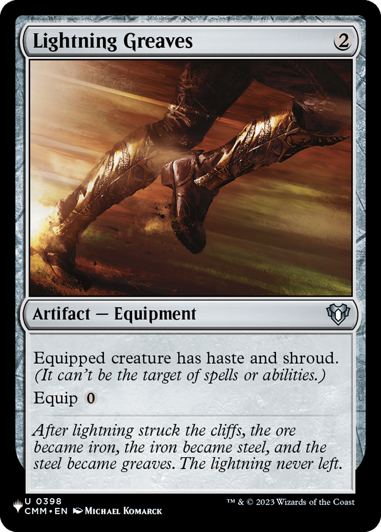 Lightning Greaves (CMM) [The List] | Gate City Games LLC