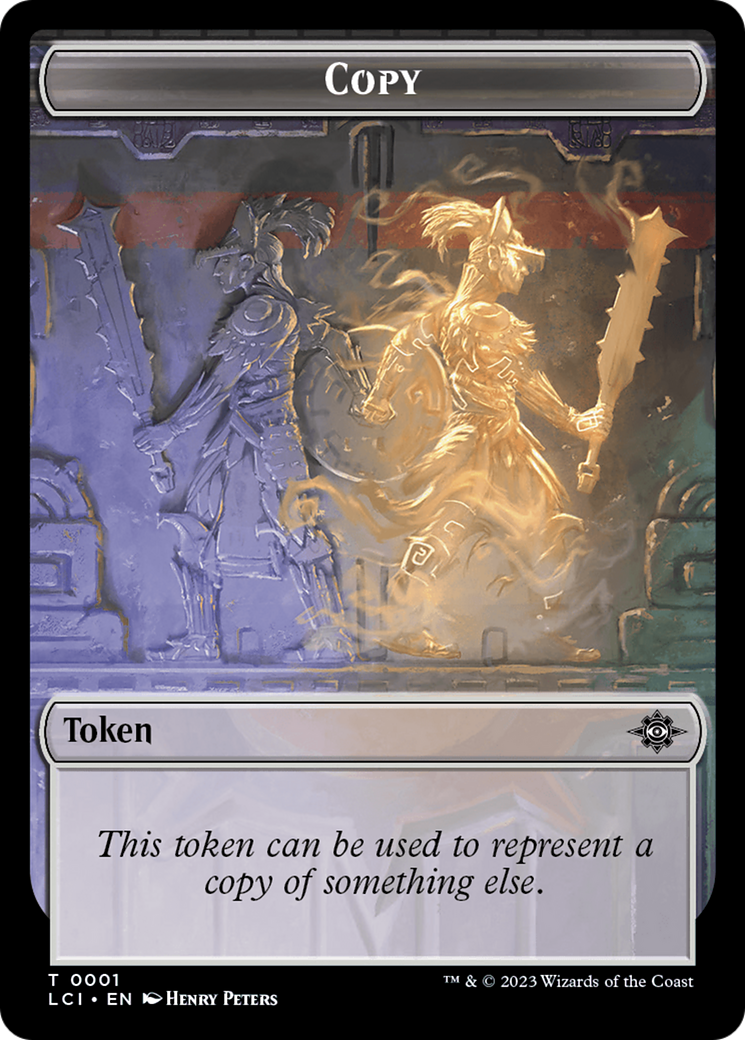 Copy // Angel Double-Sided Token [The Lost Caverns of Ixalan Tokens] | Gate City Games LLC