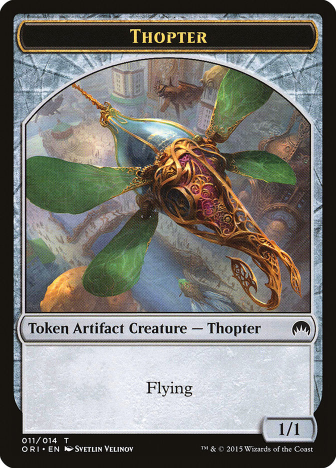 Thopter Token (011/014) [Magic Origins Tokens] | Gate City Games LLC