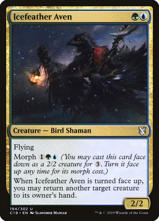 Icefeather Aven [Commander 2019] | Gate City Games LLC