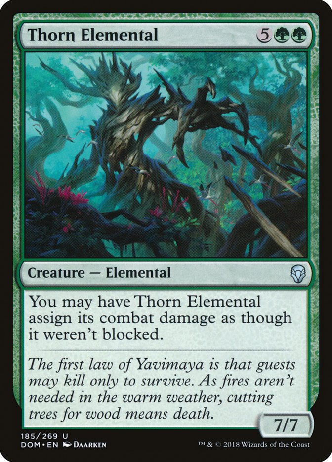 Thorn Elemental [Dominaria] | Gate City Games LLC