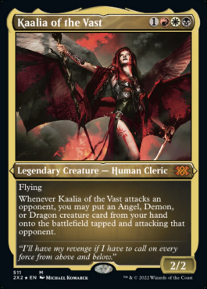 Kaalia of the Vast (Foil Etched) [Double Masters 2022] | Gate City Games LLC