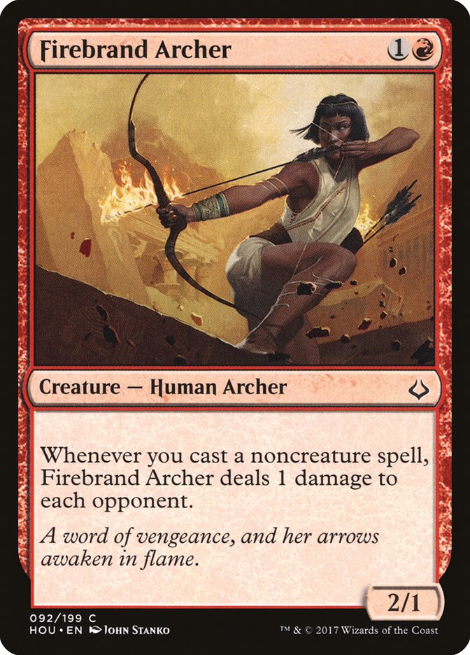 Firebrand Archer [Hour of Devastation] | Gate City Games LLC