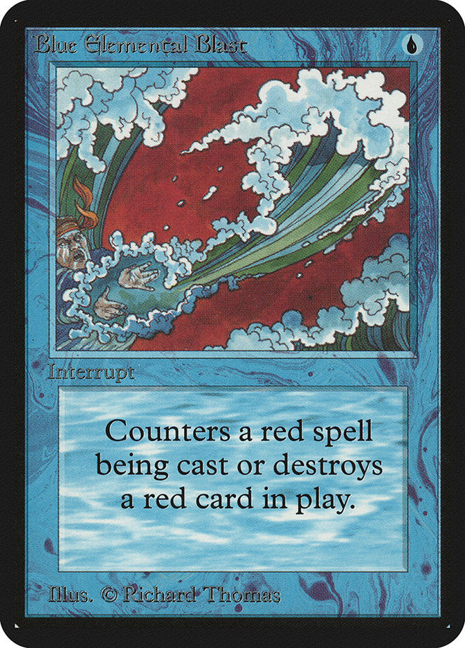 Blue Elemental Blast [Alpha Edition] | Gate City Games LLC