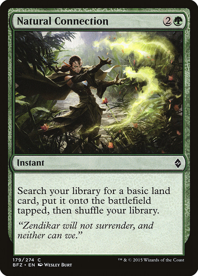 Natural Connection [Battle for Zendikar] | Gate City Games LLC