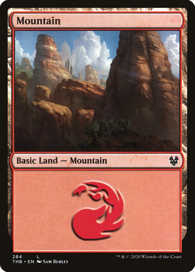 Mountain (284) [Theros Beyond Death] | Gate City Games LLC