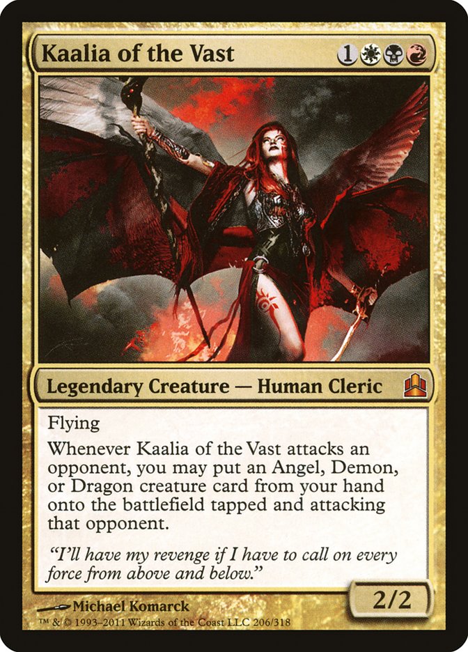 Kaalia of the Vast [Commander 2011] | Gate City Games LLC