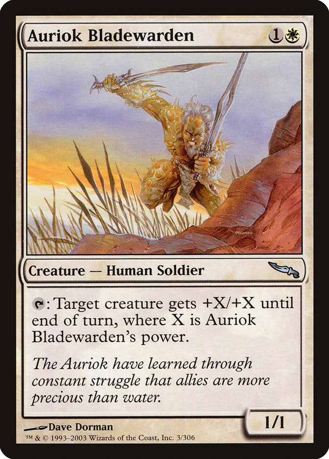 Auriok Bladewarden [Mirrodin] | Gate City Games LLC