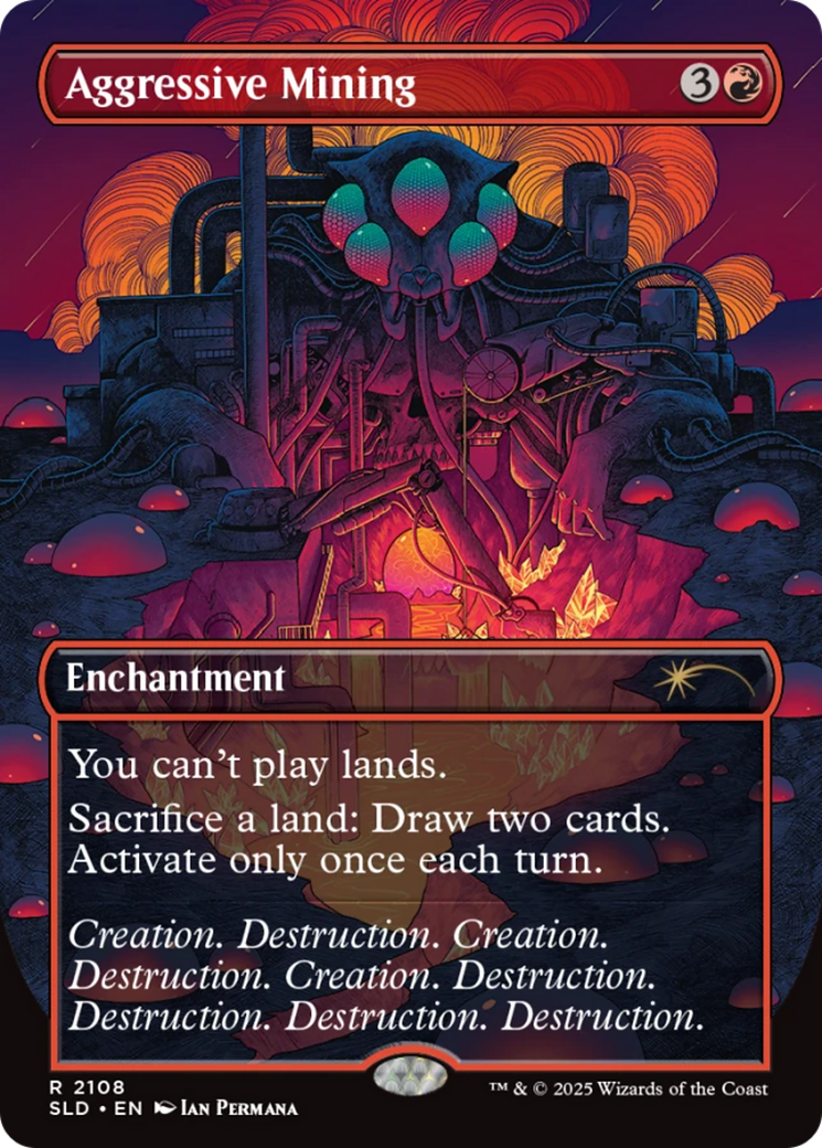 Aggressive Mining (Galaxy Foil) [Secret Lair Drop Series] | Gate City Games LLC