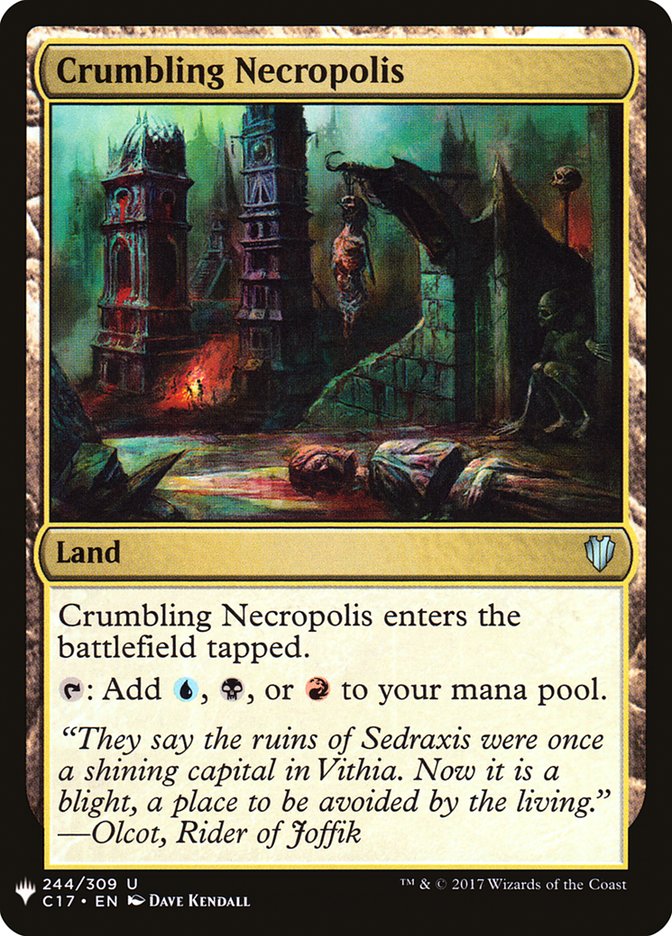 Crumbling Necropolis [Mystery Booster] | Gate City Games LLC