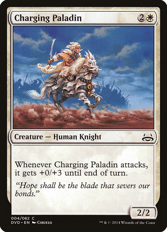 Charging Paladin (Divine vs. Demonic) [Duel Decks Anthology] | Gate City Games LLC