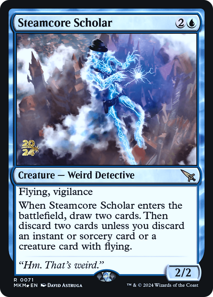 Steamcore Scholar [Murders at Karlov Manor Prerelease Promos] | Gate City Games LLC