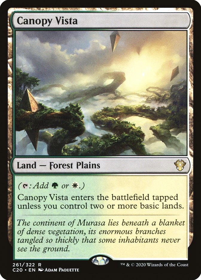 Canopy Vista [Commander 2020] | Gate City Games LLC