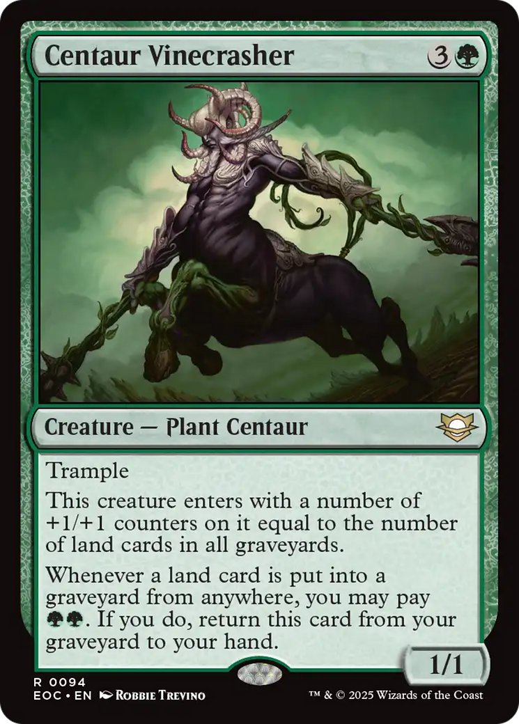 Centaur Vinecrasher [Edge of Eternities Commander] | Gate City Games LLC