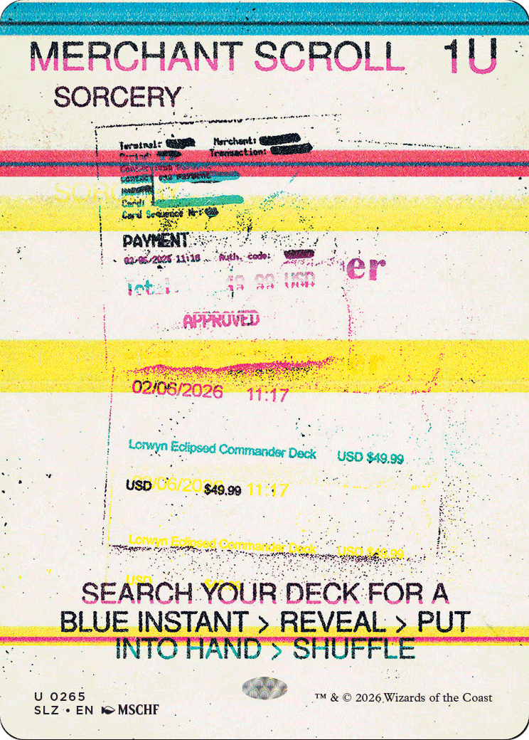 Merchant Scroll (0265) [Secret Lair x MSCHF: The Zeta Set] | Gate City Games LLC