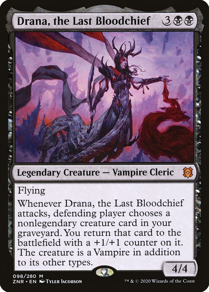 Drana, the Last Bloodchief [Zendikar Rising] | Gate City Games LLC