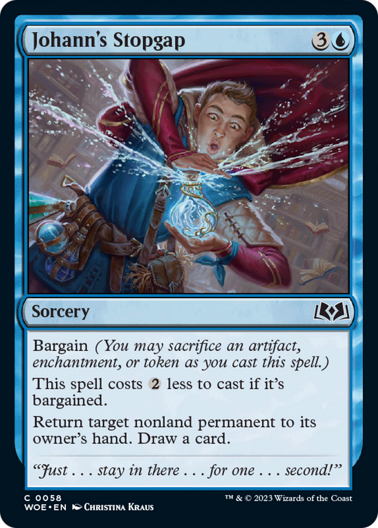 Johann's Stopgap [Wilds of Eldraine] | Gate City Games LLC