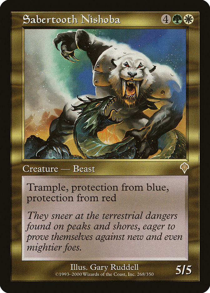Sabertooth Nishoba [Invasion] | Gate City Games LLC
