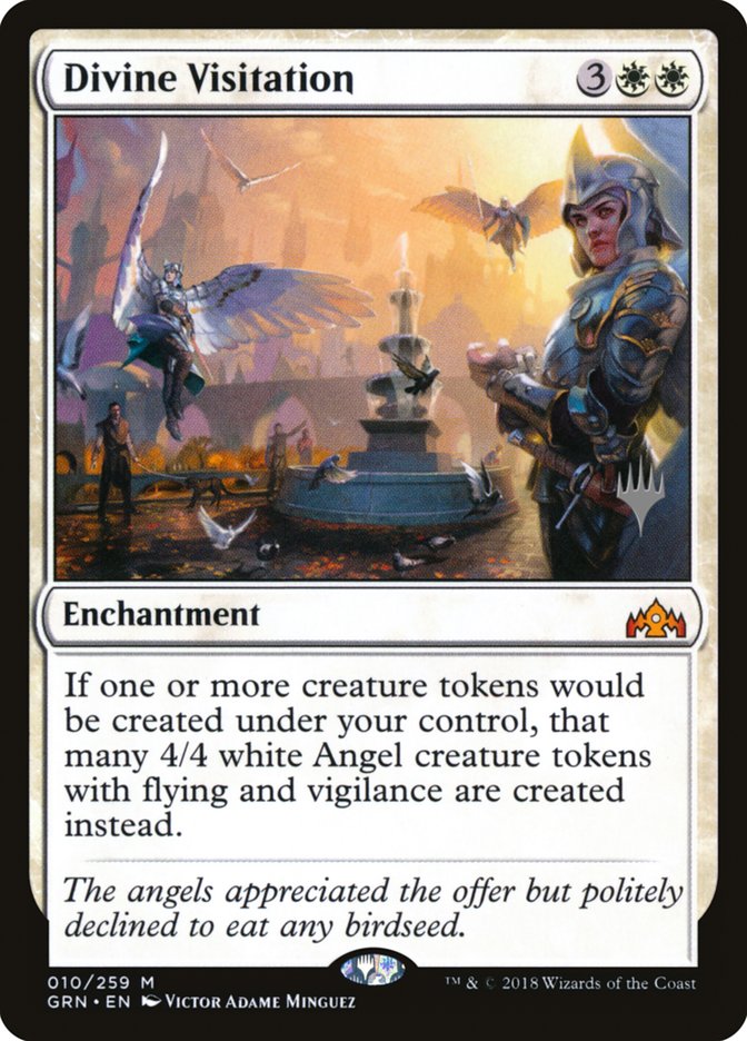 Divine Visitation (Promo Pack) [Guilds of Ravnica Promos] | Gate City Games LLC