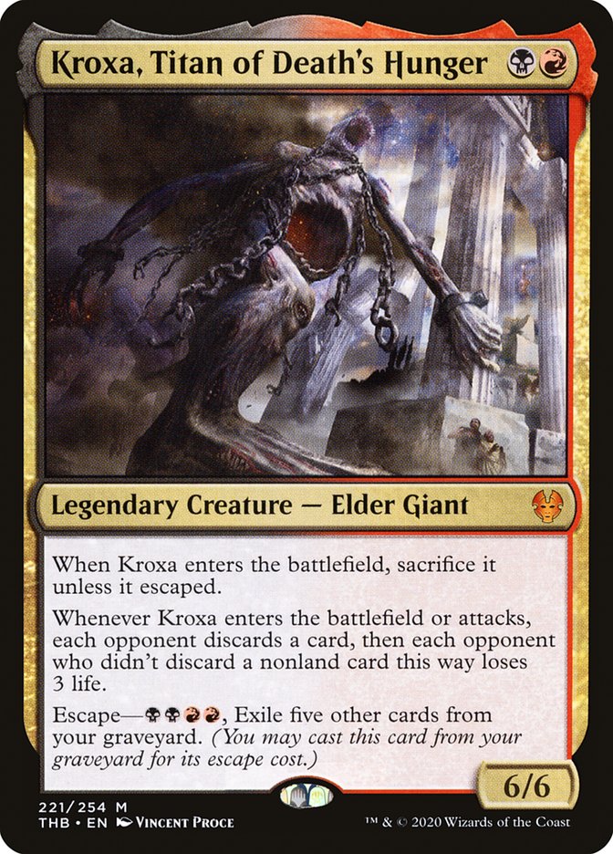 Kroxa, Titan of Death's Hunger [Theros Beyond Death] | Gate City Games LLC
