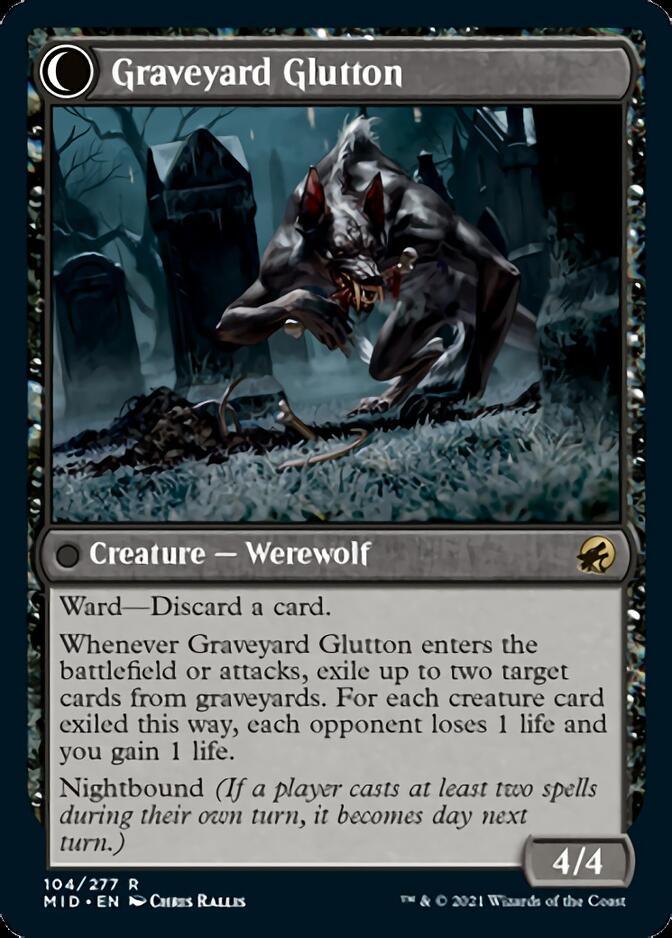 Graveyard Trespasser // Graveyard Glutton [Innistrad: Midnight Hunt] | Gate City Games LLC