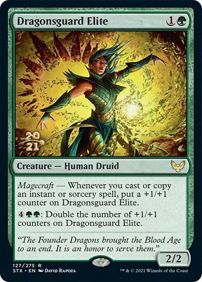 Dragonsguard Elite [Strixhaven: School of Mages Prerelease Promos] | Gate City Games LLC