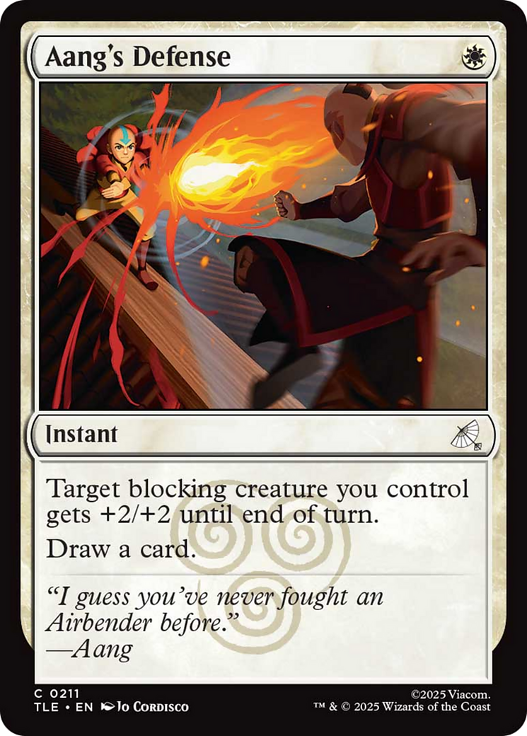 Aang's Defense [Avatar: The Last Airbender: Eternal-Legal] | Gate City Games LLC