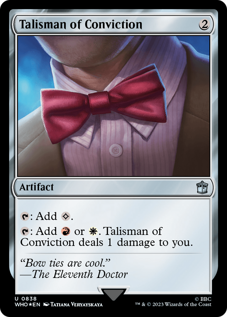 Talisman of Conviction (Surge Foil) [Doctor Who] | Gate City Games LLC