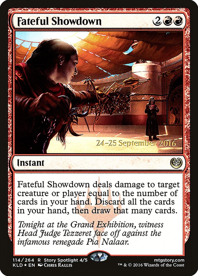 Fateful Showdown [Kaladesh Prerelease Promos] | Gate City Games LLC