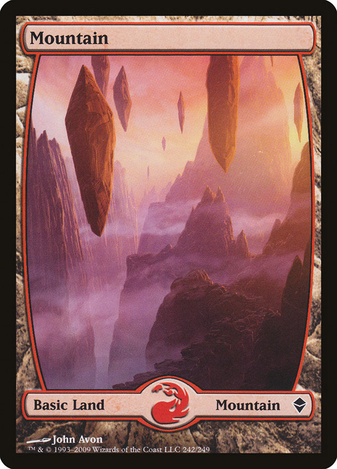Mountain (242) [Zendikar] | Gate City Games LLC