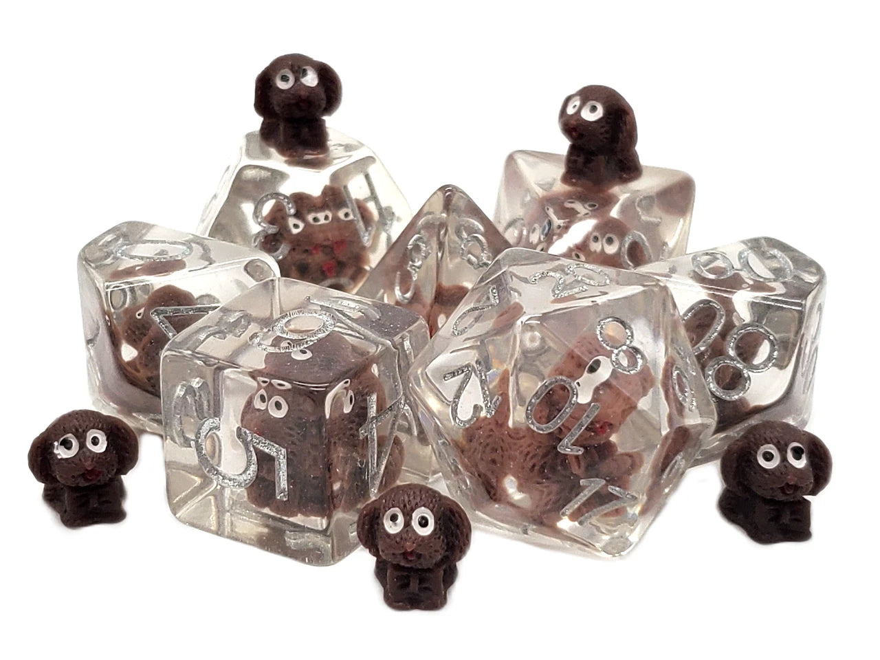 Old School Dice - 7 Piece DnD RPG Dice Set | Gate City Games LLC