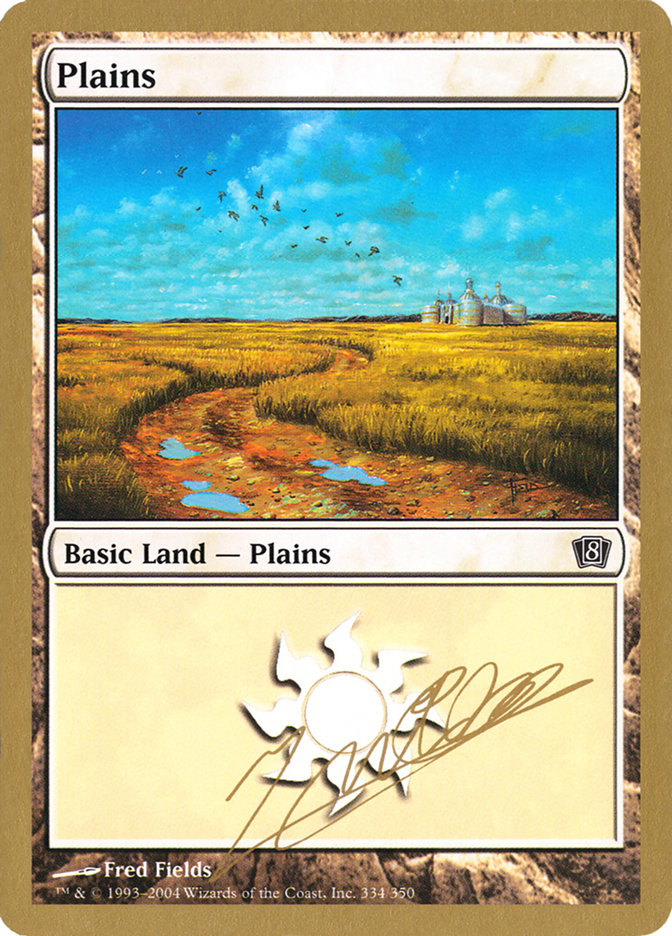 Plains (jn334) (Julien Nuijten) [World Championship Decks 2004] | Gate City Games LLC