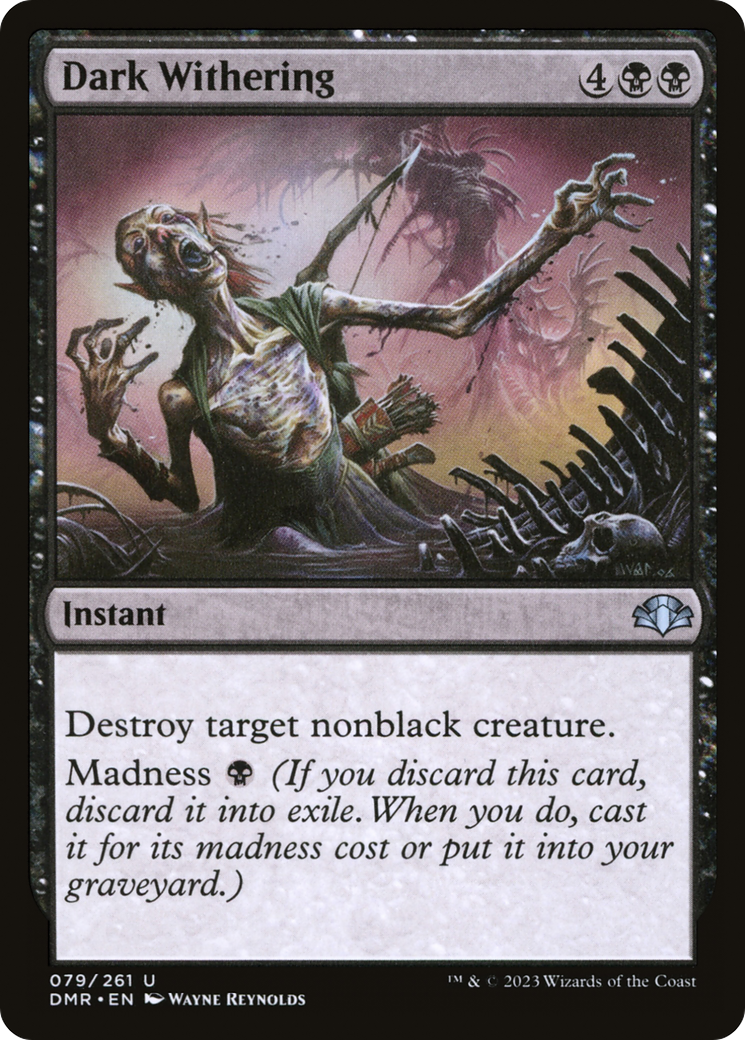 Dark Withering [Dominaria Remastered] | Gate City Games LLC